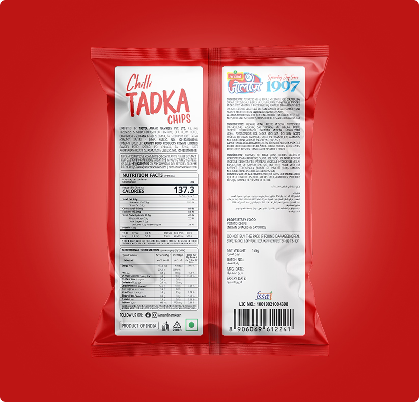 Chilli Tadka Chips